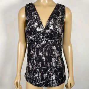 Dolcetti Stein Mart Women’s NWT Size Medium Sparkle Flake Detail Twist Tank